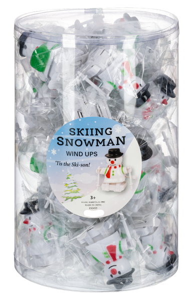 Skiing Snowman Wind Up