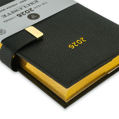 2026 Daily Planner – Exclusive Soft Cover with Clasp (Black)
