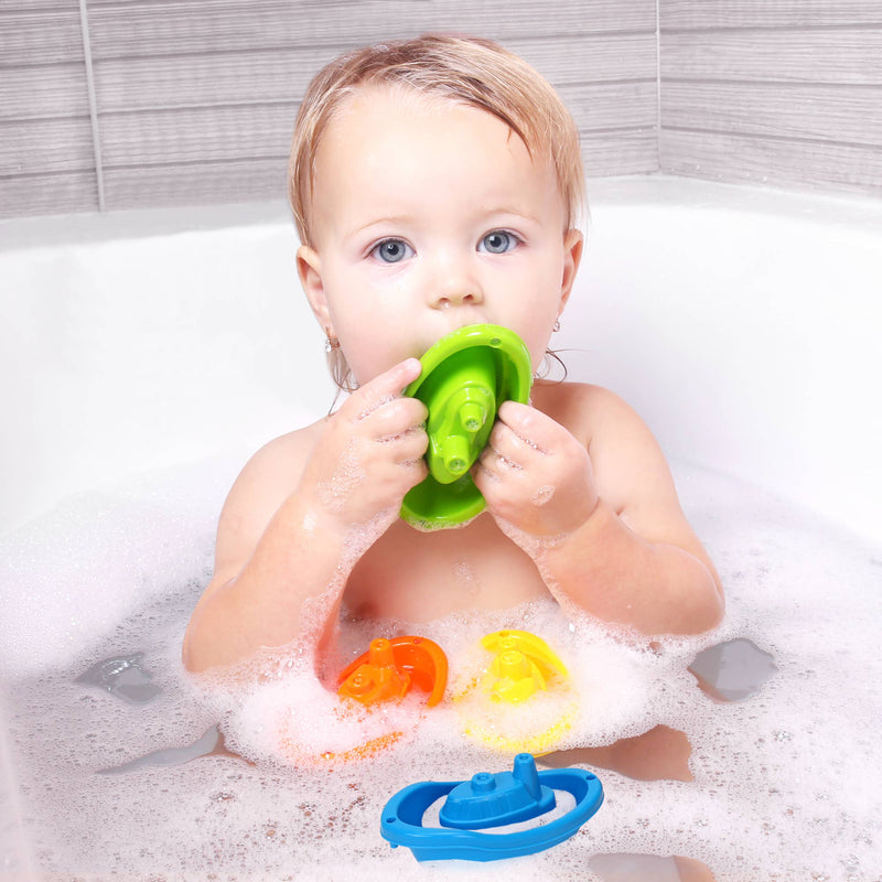 Bath Boats- Multi-Coloured Baby Bath Toys - Made in Ukraine