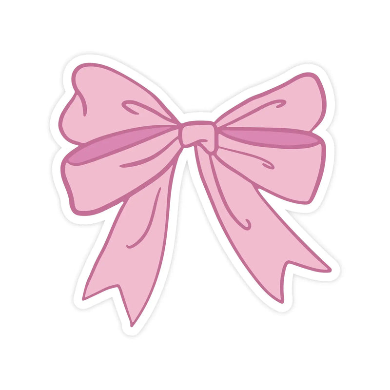 Pink Coquette Double Bow Sticker