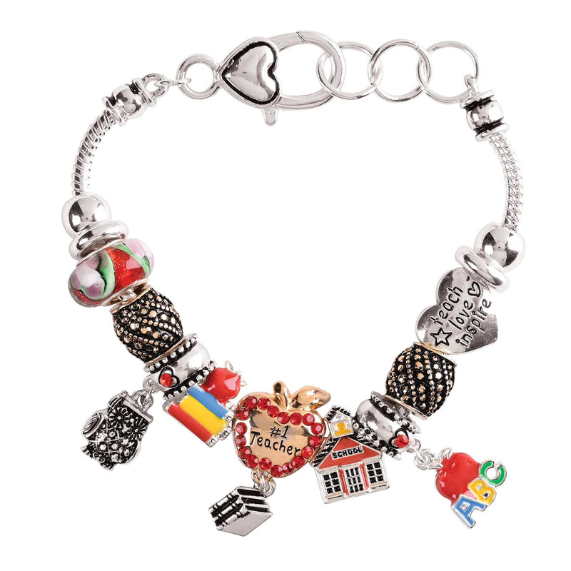 Teacher Bracelet - Dual-Plated
