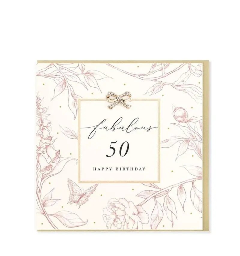 Fabulous 50 Birthday Card - Lemon And Lavender Toronto