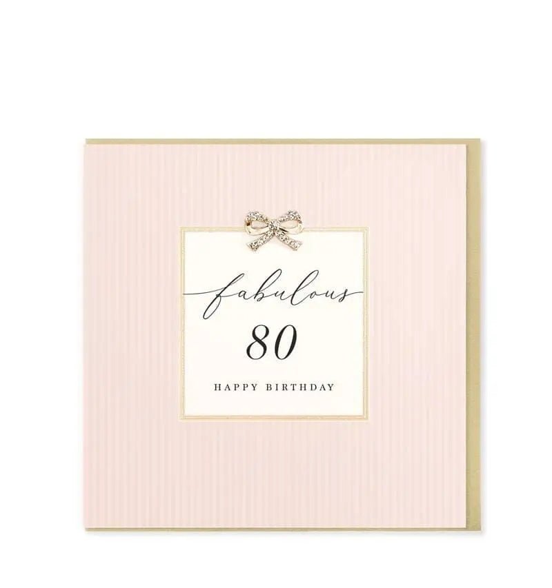 Fabulous 80 Birthday Card - Lemon And Lavender Toronto