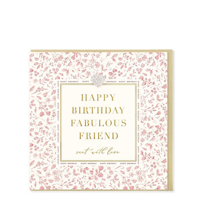 Fabulous Friend Birthday Card - Lemon And Lavender Toronto