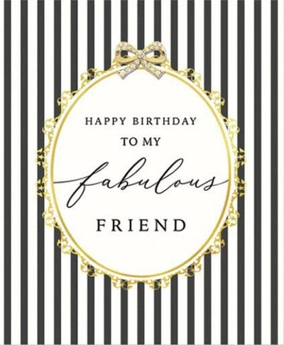 Fabulous friend Card - Lemon And Lavender Toronto