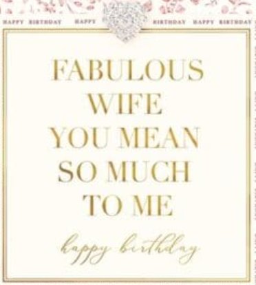 Fabulous Wife Birthday Card - Lemon And Lavender Toronto