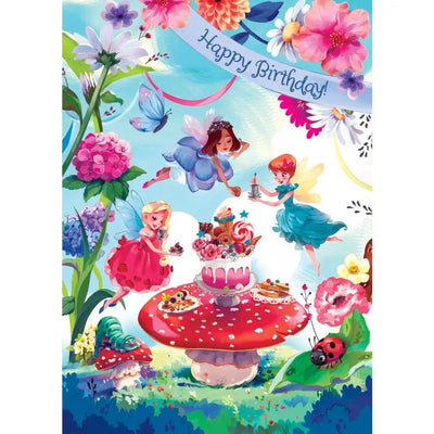 Fairy Garden Party Glitter Card - Lemon And Lavender Toronto