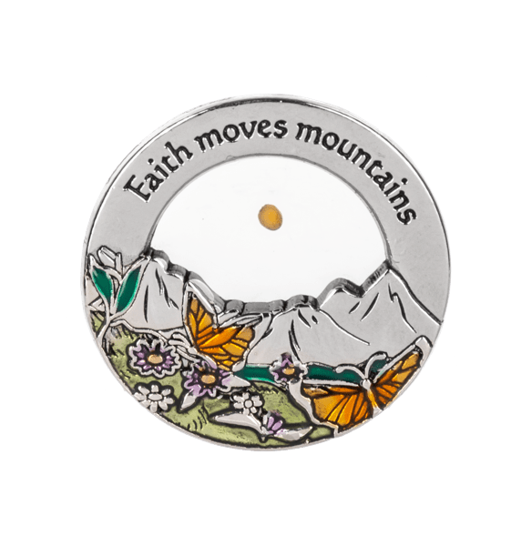 Faith Moves Mountains Charm - Lemon And Lavender Toronto