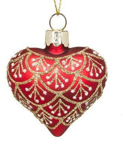 Fancy Small Heart Ornament - Lemon And Lavender Toronto