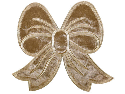 Red OR Gold Holiday Bow Placemat