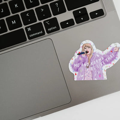 Taylor Karma Confetti Sticker
