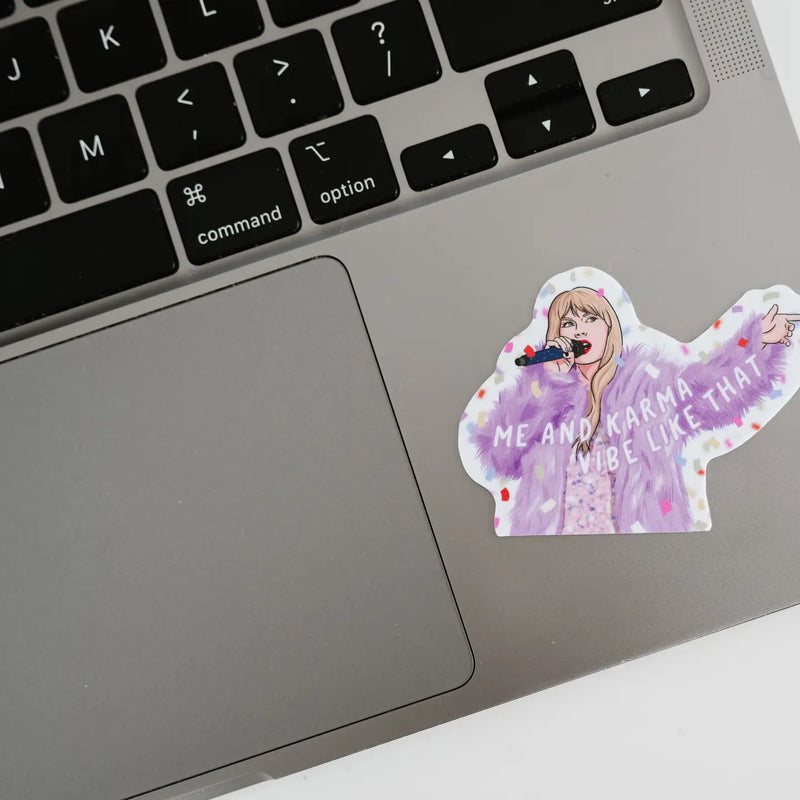 Taylor Karma Confetti Sticker