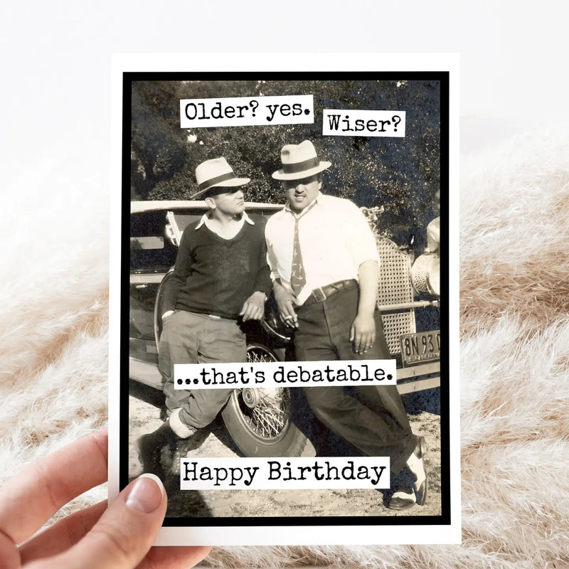 Older? Yes. Wiser? Debatable