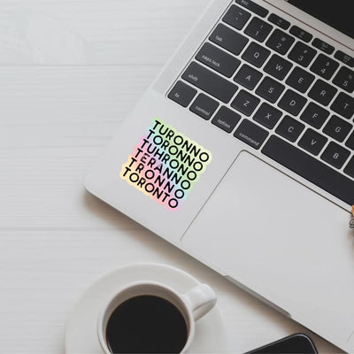 Holographic Toronto Vinyl Sticker