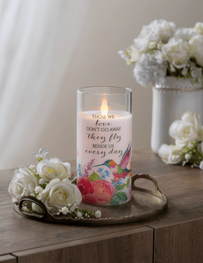 Flameless LED Memorial Candle - Lemon And Lavender Toronto