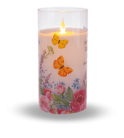 Flameless LED Memorial Candle - Lemon And Lavender Toronto