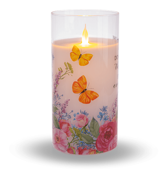 Flameless LED Memorial Candle - Lemon And Lavender Toronto