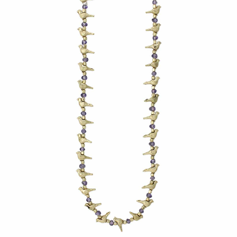 Flock of Birds Gold Necklace - Lemon And Lavender Toronto