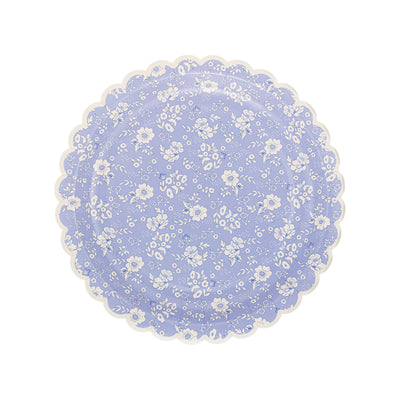 Floral Lavender Paper Plate - Lemon And Lavender Toronto