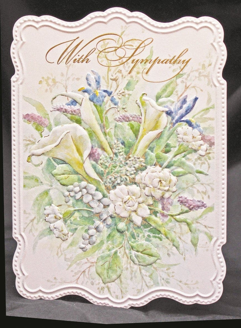 Floral Sympathy Card - Lemon And Lavender Toronto