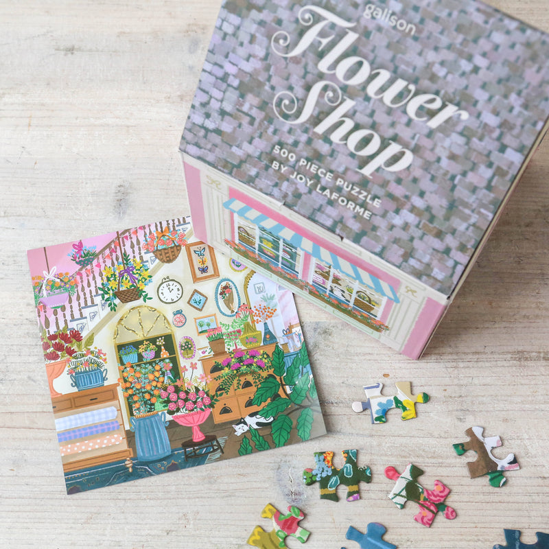 Flower Shop 500 Piece House Puzzle - Lemon And Lavender Toronto