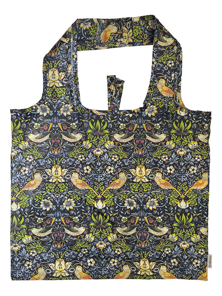 Foldable Reusable Bag – William Morris - Strawberry Thief - Lemon And Lavender Toronto