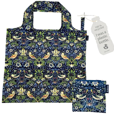 Foldable Reusable Bag – William Morris - Strawberry Thief - Lemon And Lavender Toronto