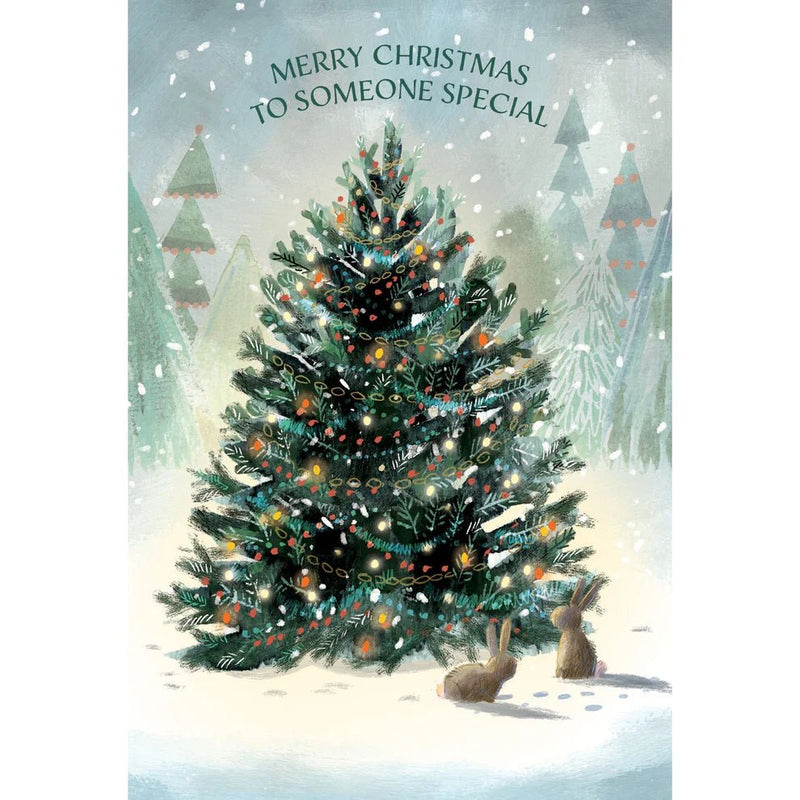 Forest Christmas Tree Card Someone Special - Lemon And Lavender Toronto