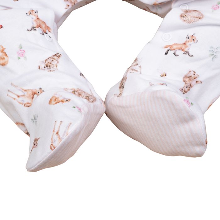 Little Forest Printed Sleepsuit