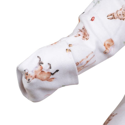 Little Forest Printed Sleepsuit