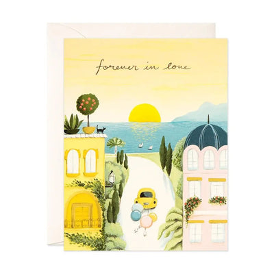 Forever in Love Wedding Greeting Card - Lemon And Lavender Toronto