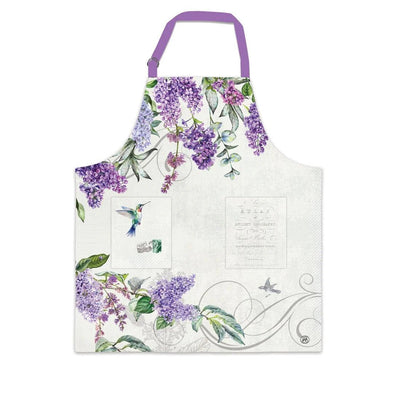 French Lilacs Cotton Apron | Michel Design Works - Lemon And Lavender Toronto