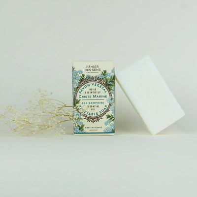 French Natural Sea Samphire Soap Bar with Essential Oil