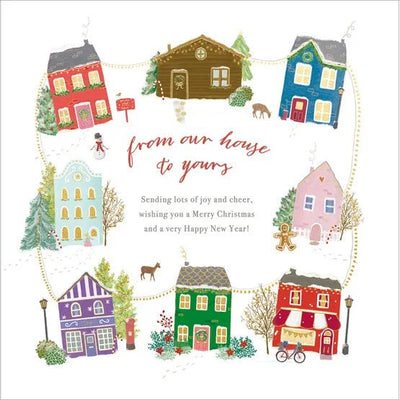 From Our House to Yours Christmas Card - Lemon And Lavender Toronto