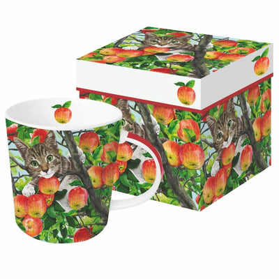 Fuji Apple and Cat Gift - Boxed Mug - Lemon And Lavender Toronto