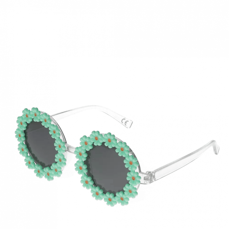 Funglasses - Green daisy sunglasses - Lemon And Lavender Toronto