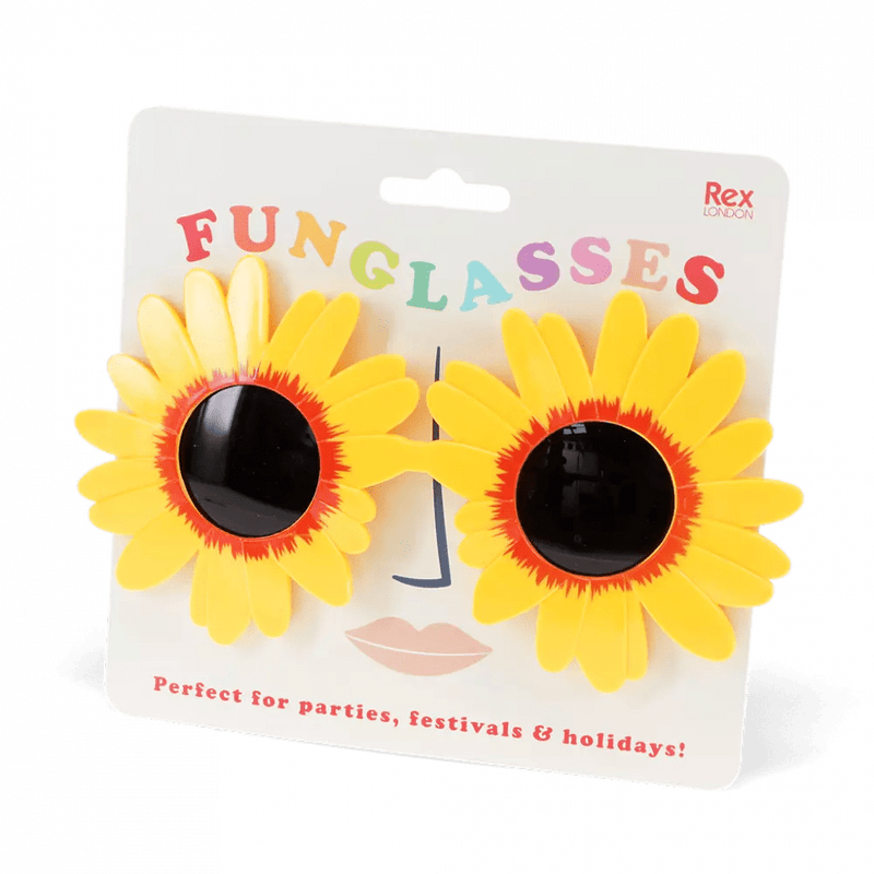 Funglasses - Yellow sunflower sunglasses - Lemon And Lavender Toronto