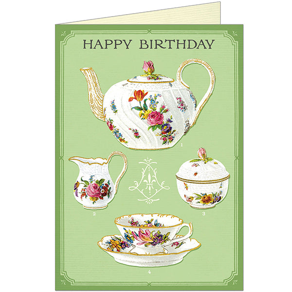 Happy Birthday Tea Greeting Card