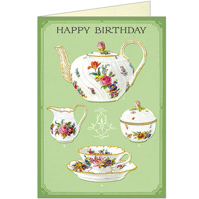 Happy Birthday Tea Greeting Card