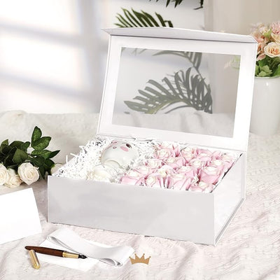 Gift Box with Window & Magnetic Closure - Lemon And Lavender Toronto