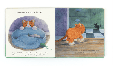 Ginger, the Courageous Kitten Book - Jellycat - Lemon And Lavender Toronto