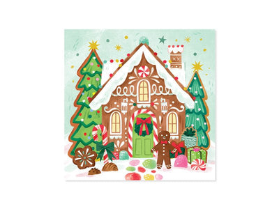 Gingerbread House - Light Up💡Holiday Card - Lemon And Lavender Toronto