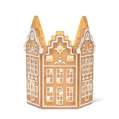 Gingerbread House Pillar Candle Holder - Lemon And Lavender Toronto