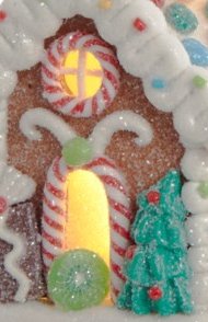 Gingerbread LED Candy House Ornament - Lemon And Lavender Toronto