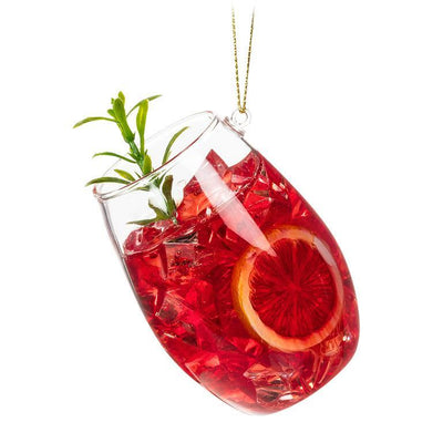 Glass of Sangria Ornament - Lemon And Lavender Toronto