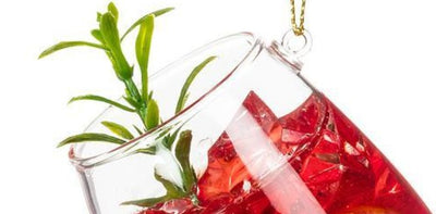 Glass of Sangria Ornament - Lemon And Lavender Toronto