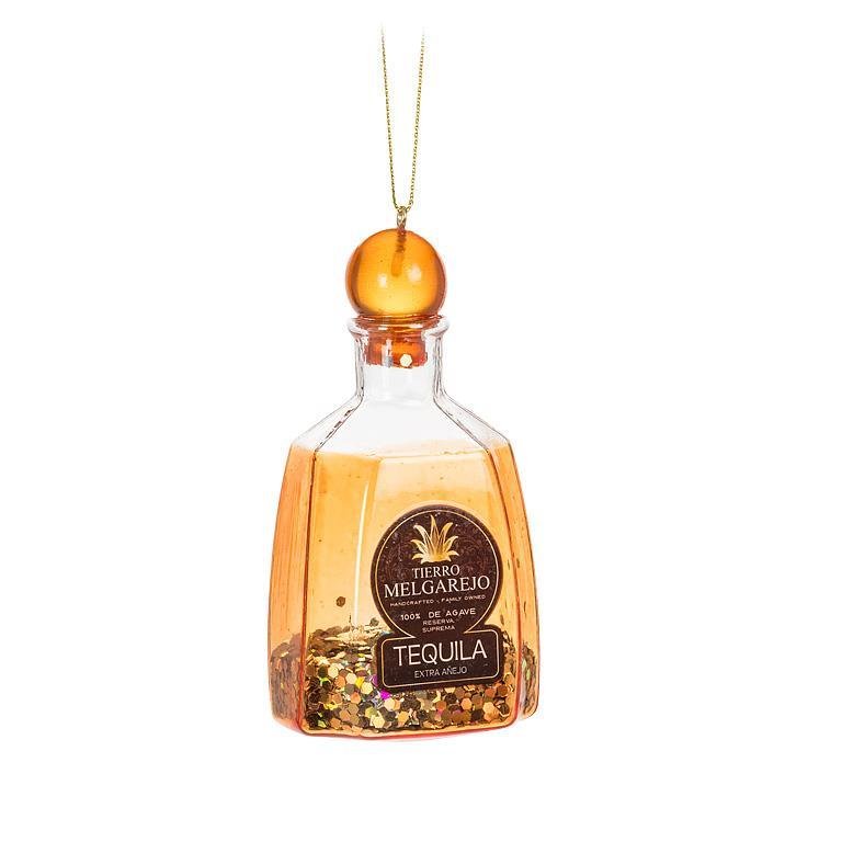 Glitter Tequila Bottle Ornament - Lemon And Lavender Toronto