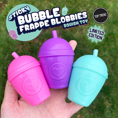 Glow In The Dark Sticky Bubble Frappe Blobbies - Lemon And Lavender Toronto