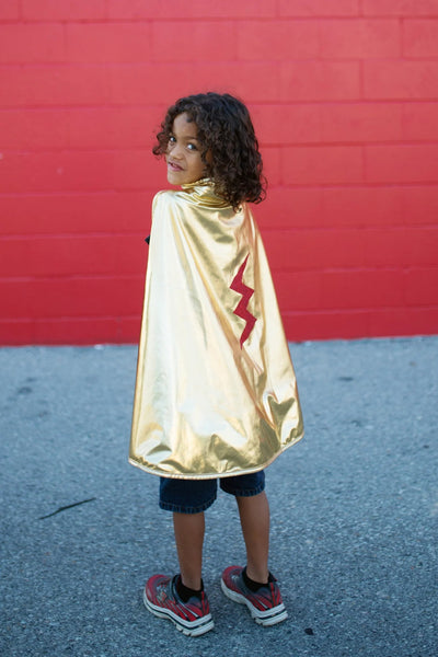 Gold and Red Reversible Wonder Cape - Lemon And Lavender Toronto