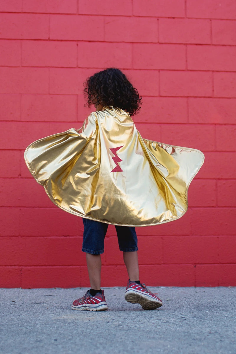 Gold and Red Reversible Wonder Cape - Lemon And Lavender Toronto